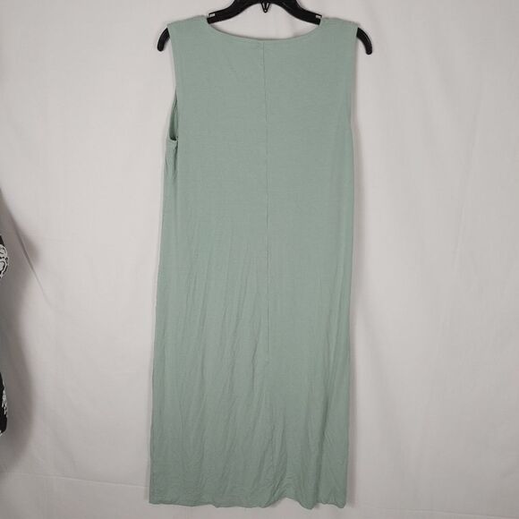 Eileen Fisher Scoop Neck Viscose Jersey Tank Dress - Picture 6 of 6